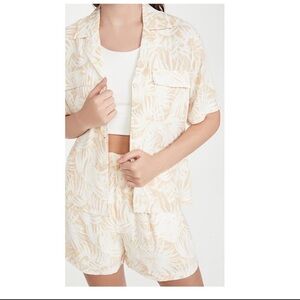 Anine Bing Austin Shirt Hawaiian Print